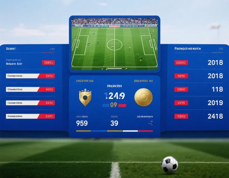 比赛结果数据看板