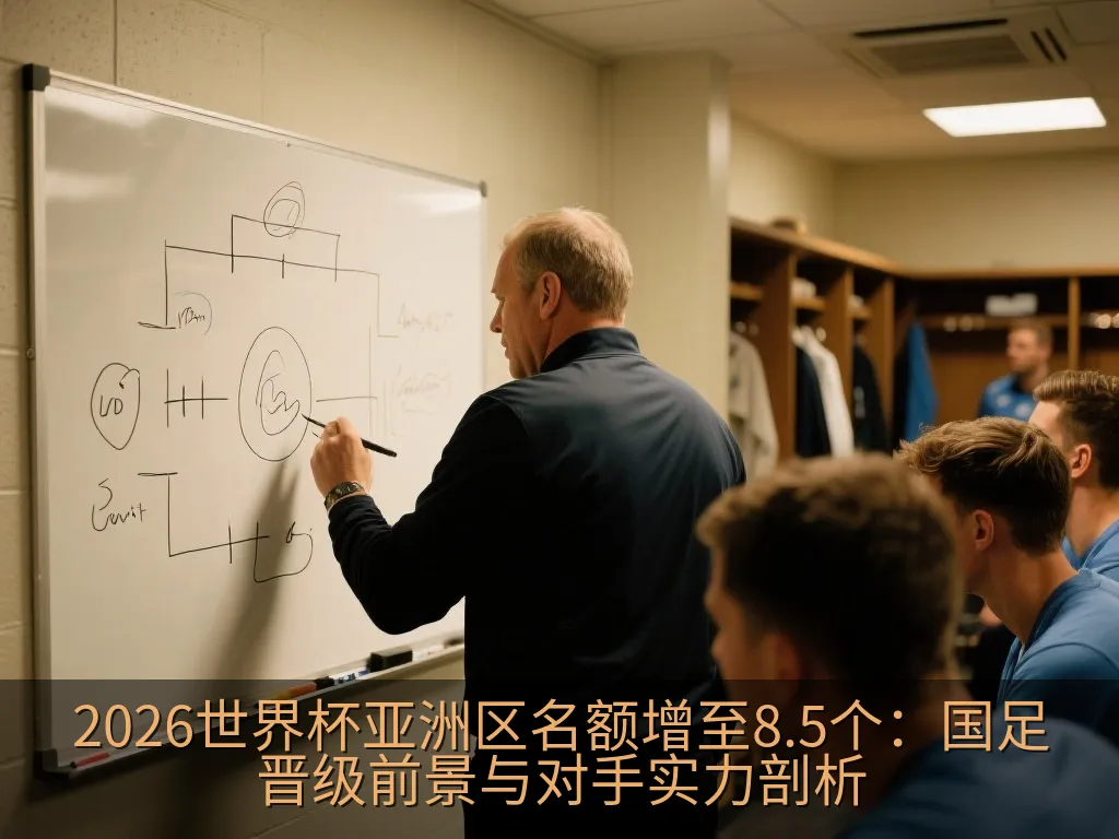 落日余晖下的足球场，球员正在进行刻苦的战术演练，展现坚韧不拔的体育精神